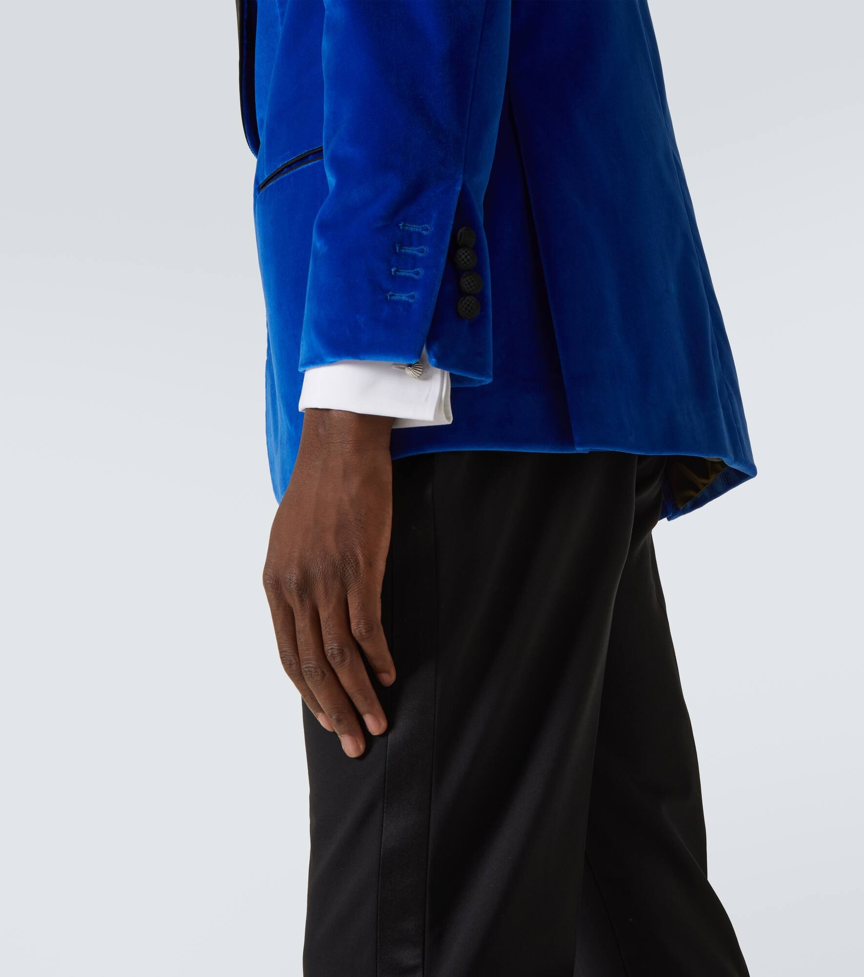 Cotton velvet blazer - 6
