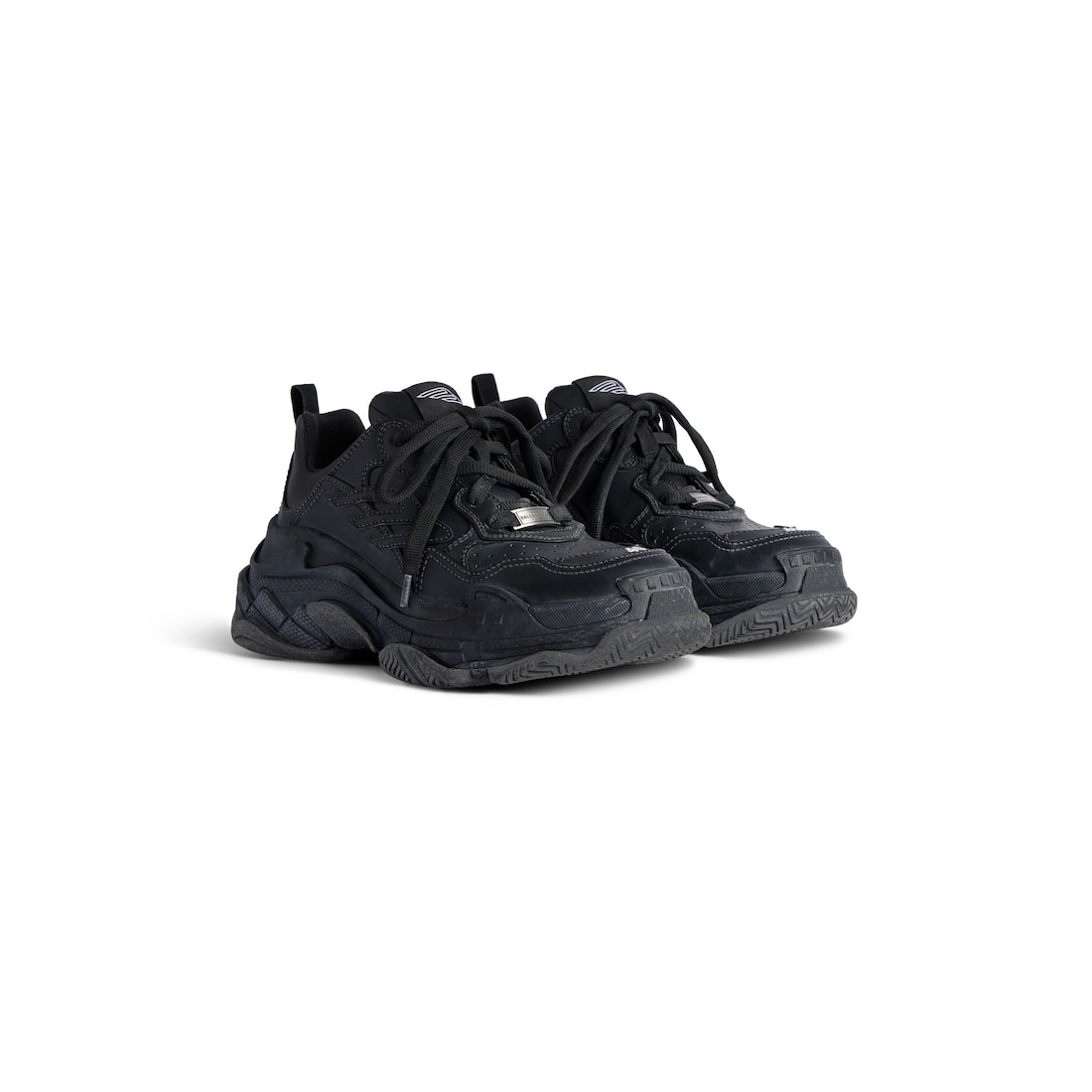 Men's Triple S Sporty Sneaker in Black - 2