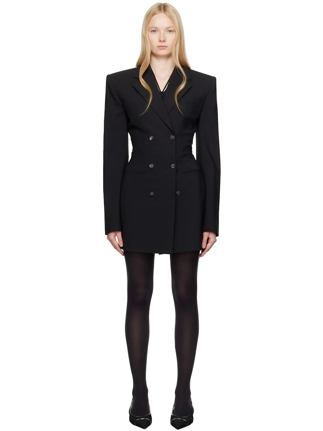 Black Kaia Minidress - 1