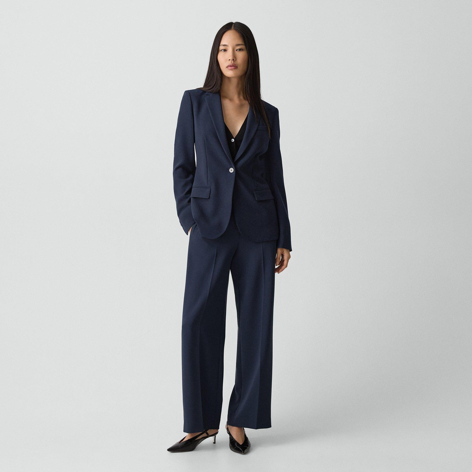 Staple Blazer in Admiral Crepe - 6