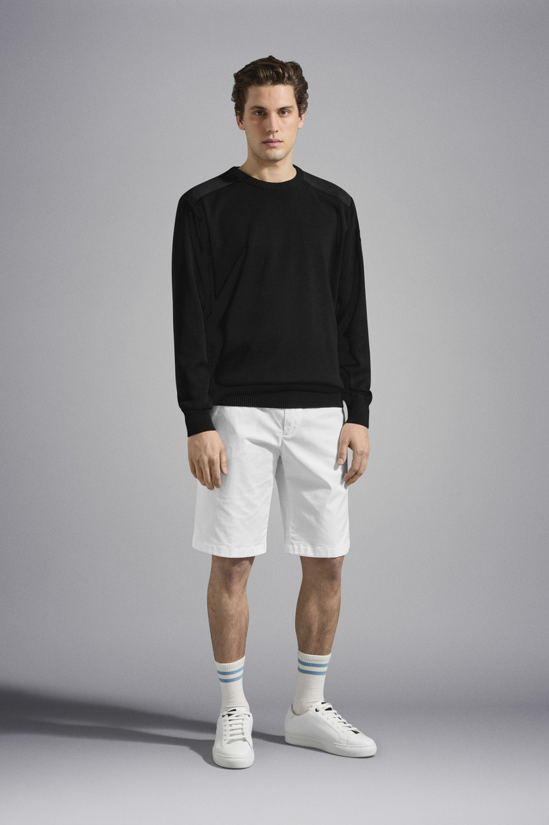 Paul & Shark WOOL CREW NECK WITH ICONIC BADGE outlook