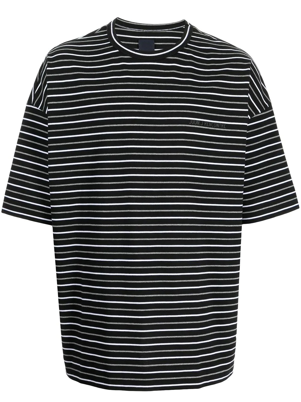 horizontal-stripe T-shirt - 1