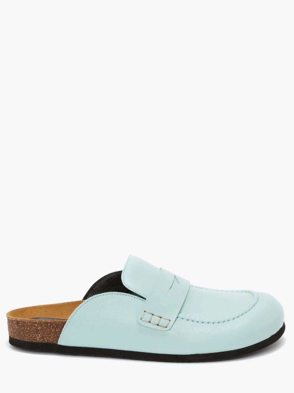 MEN'S LEATHER LOAFER MULES - 1