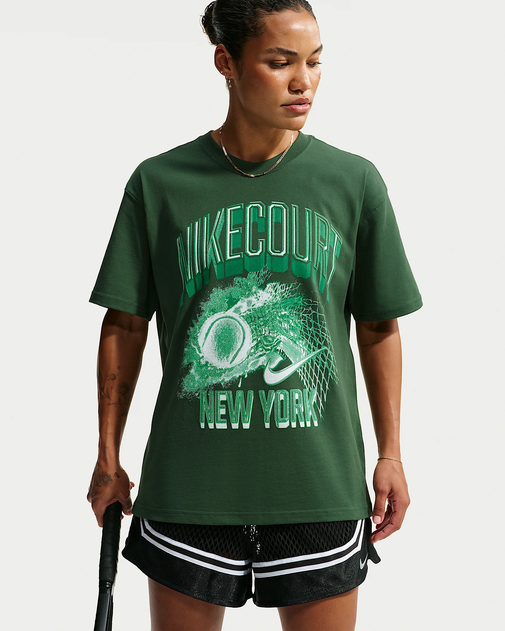 NikeCourt Slam Tennis T-Shirt - 1