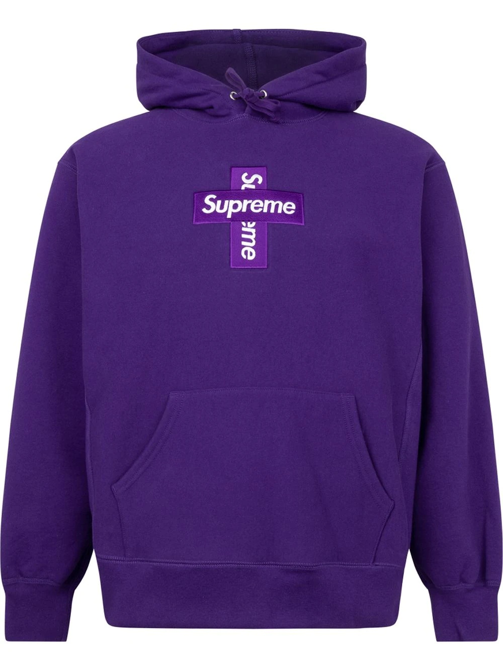 cross box logo hoodie - 1