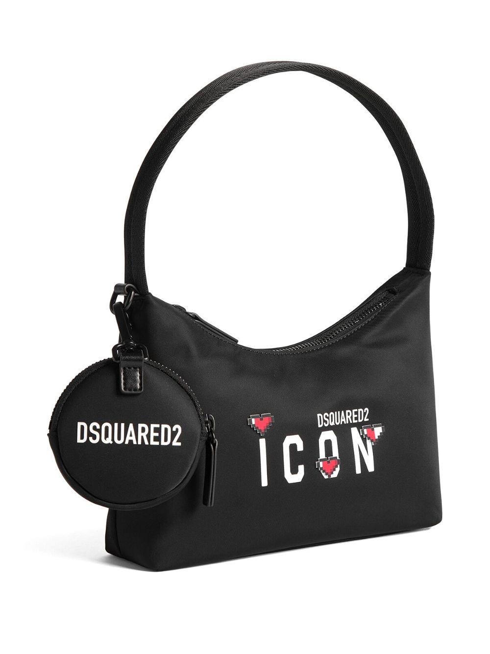 Icon-print heart-motif tote bag - 3