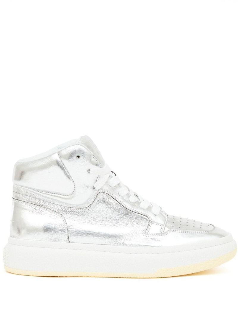 lace-up high-top sneakers 1