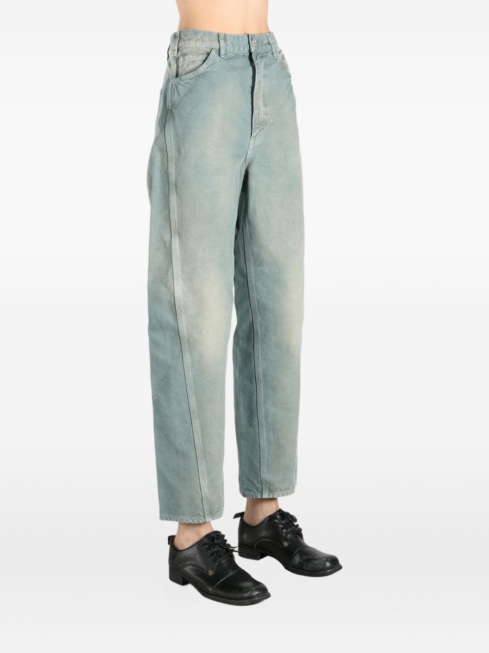 cotton tapered jeans - 3