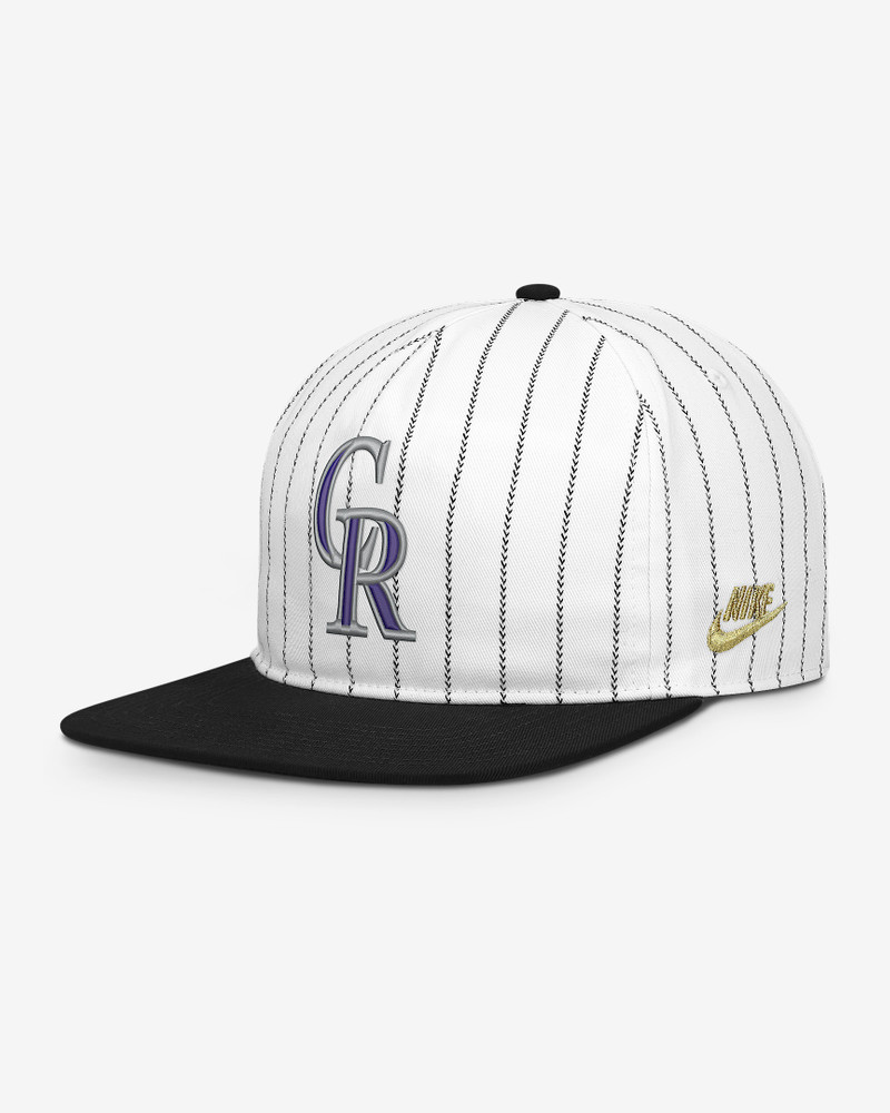 Colorado Rockies Pro Men's Nike MLB Adjustable Hat 1