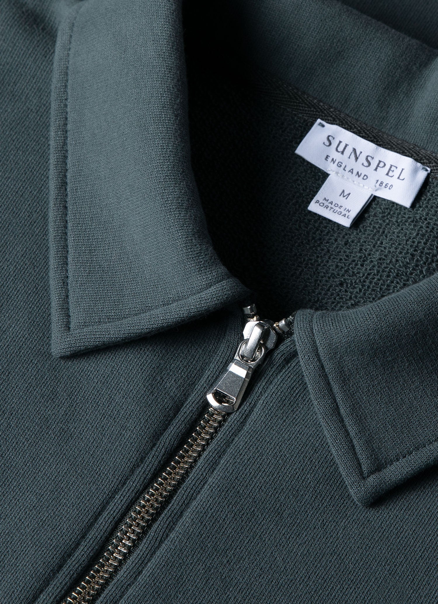 Zip Polo Loopback Sweatshirt - 4