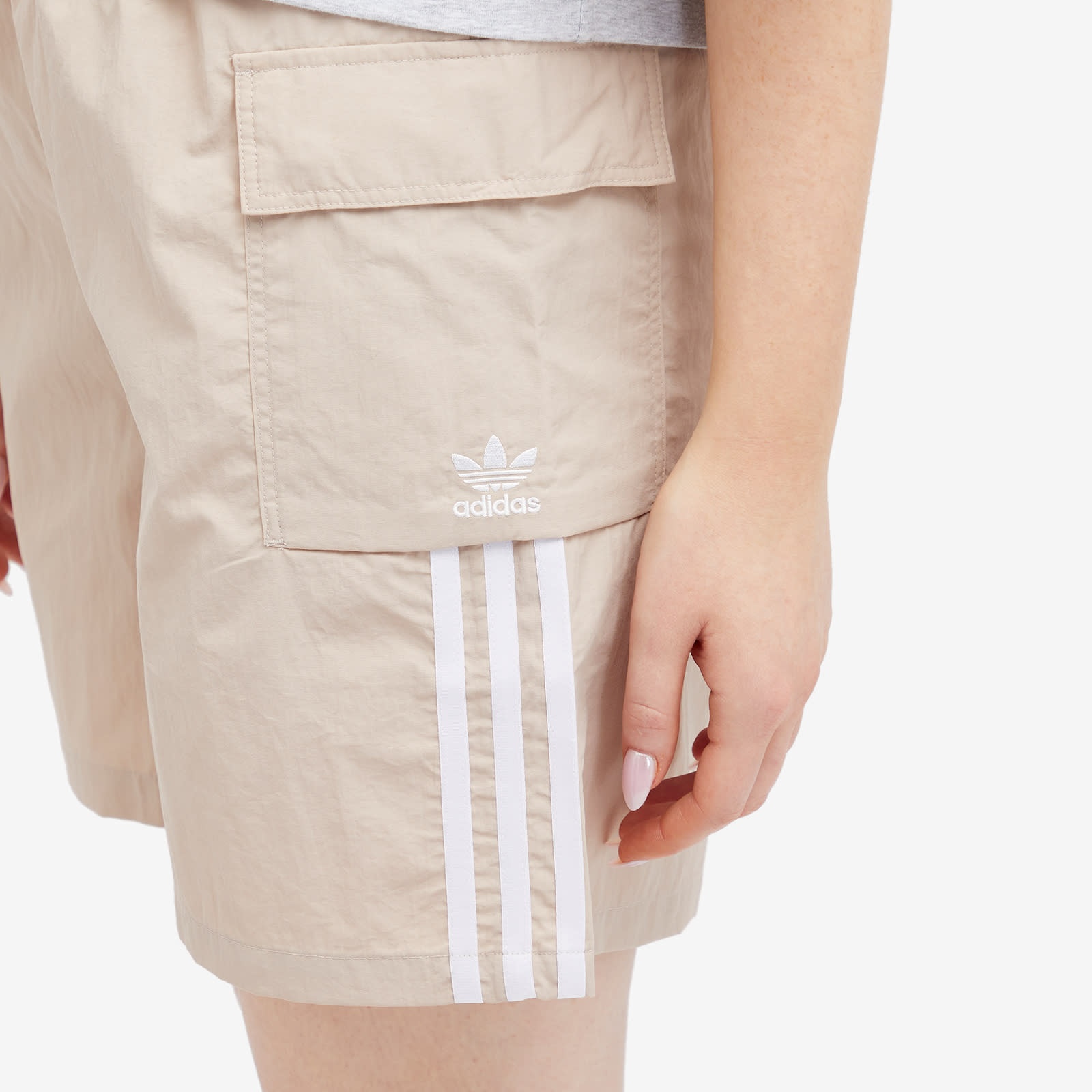 Adidas 3 Stripe Cargo Shorts - 5