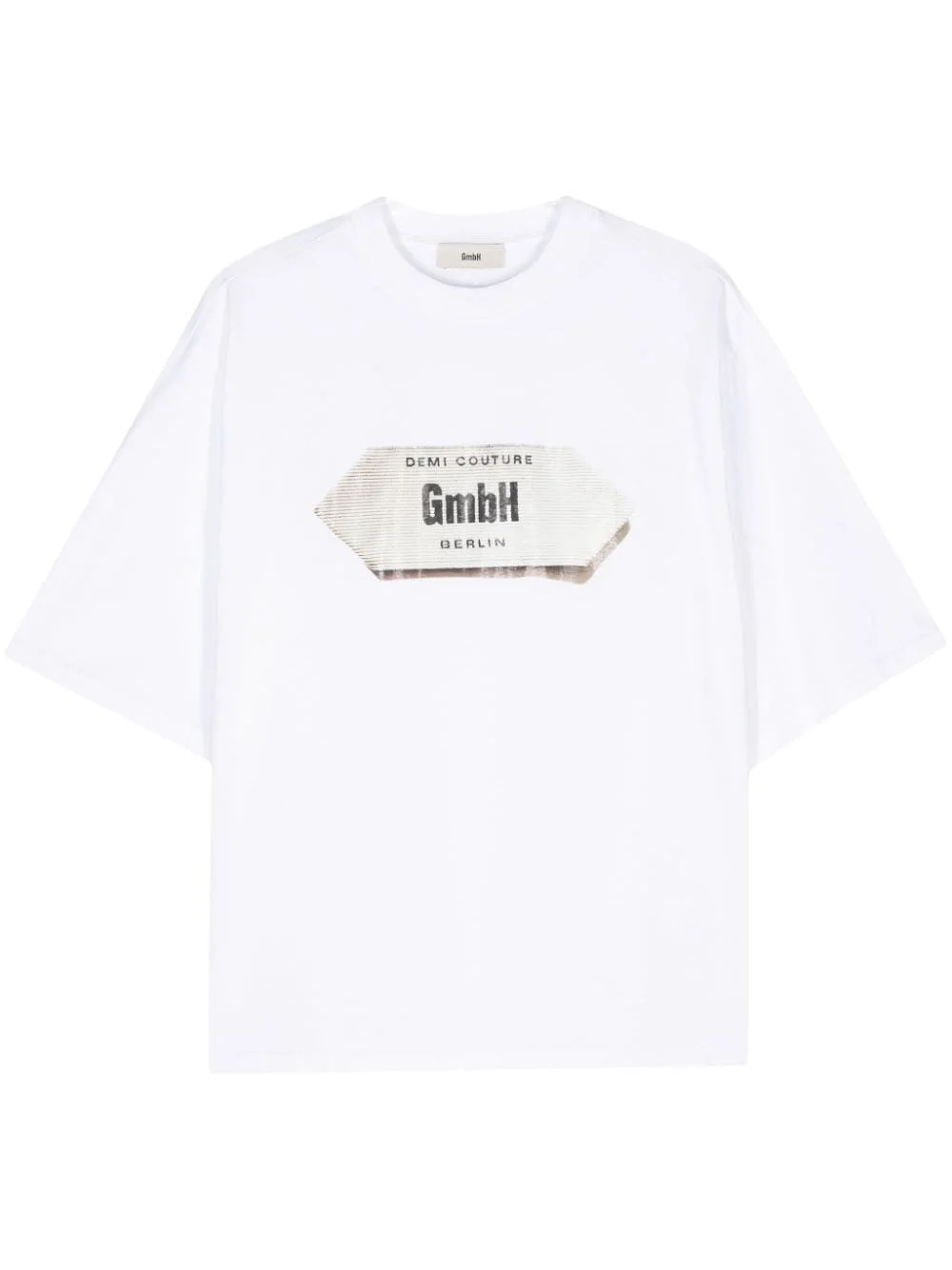 logo-print cotton T-shirt - 1