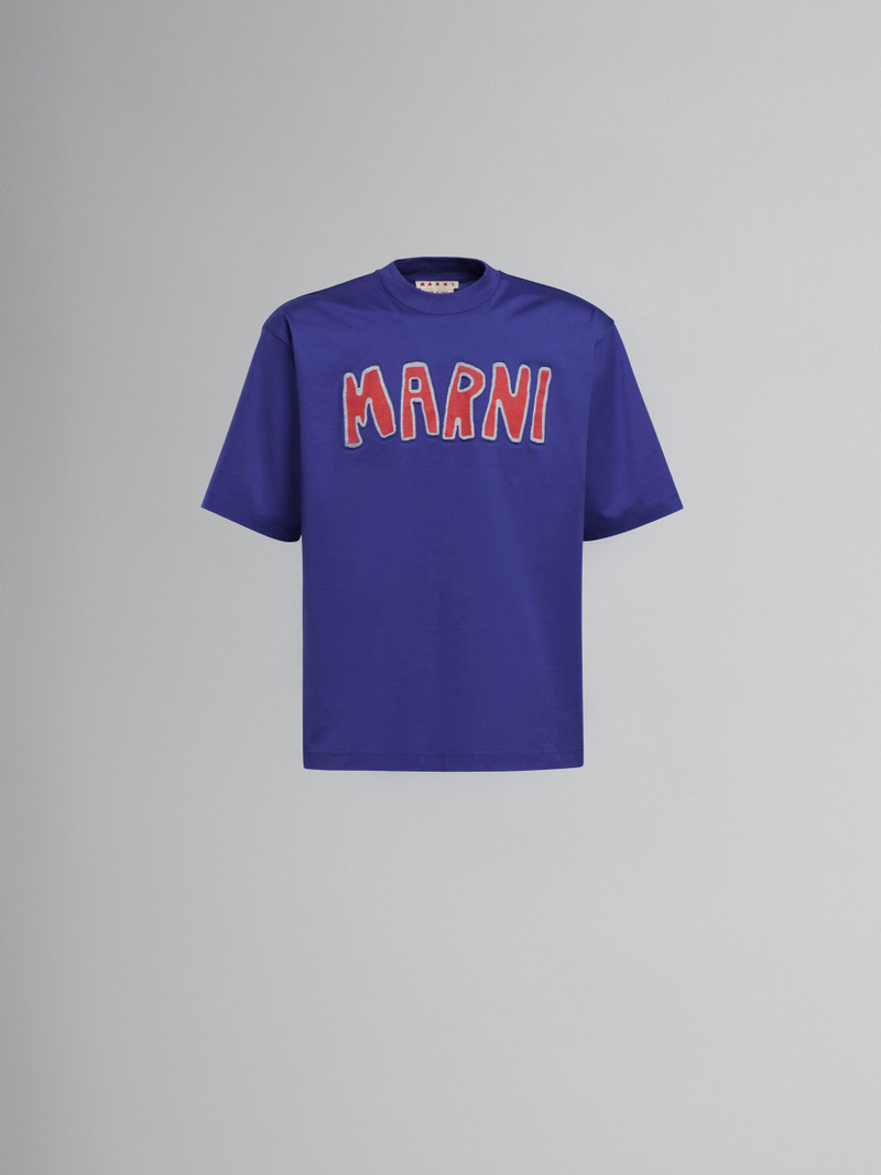 BLUE T-SHIRT WITH LOGO 1