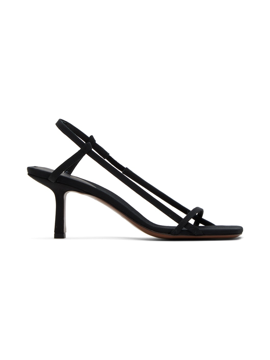 Black Merga Heeled Sandals - 1