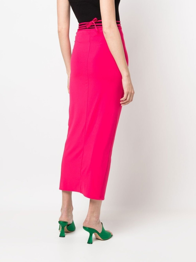 gathered midi skirt 3