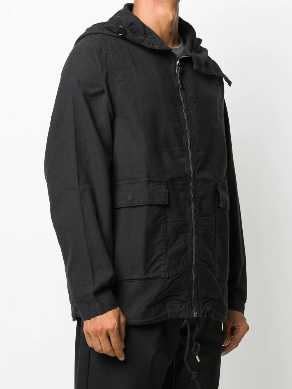 zip-up hooded jacket - 3