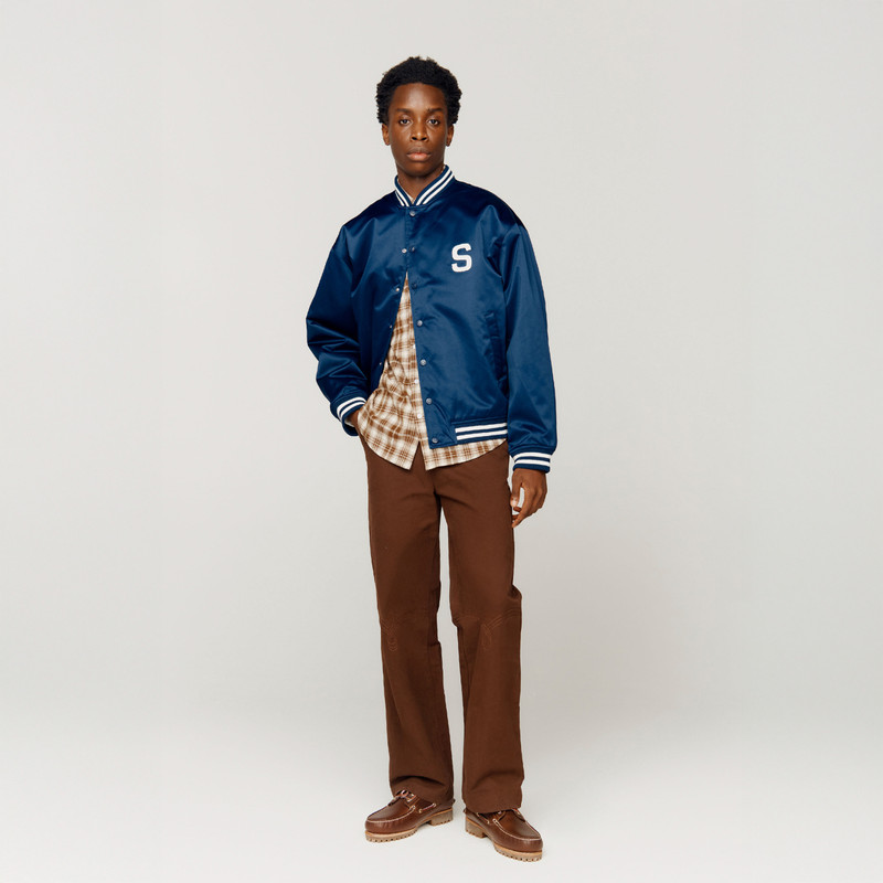 SATIN CLUB VARSITY BOMBER 3