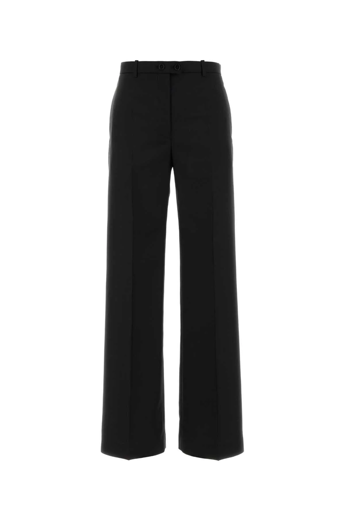 Jil Sander Women Black Wool Blend Pant - 1