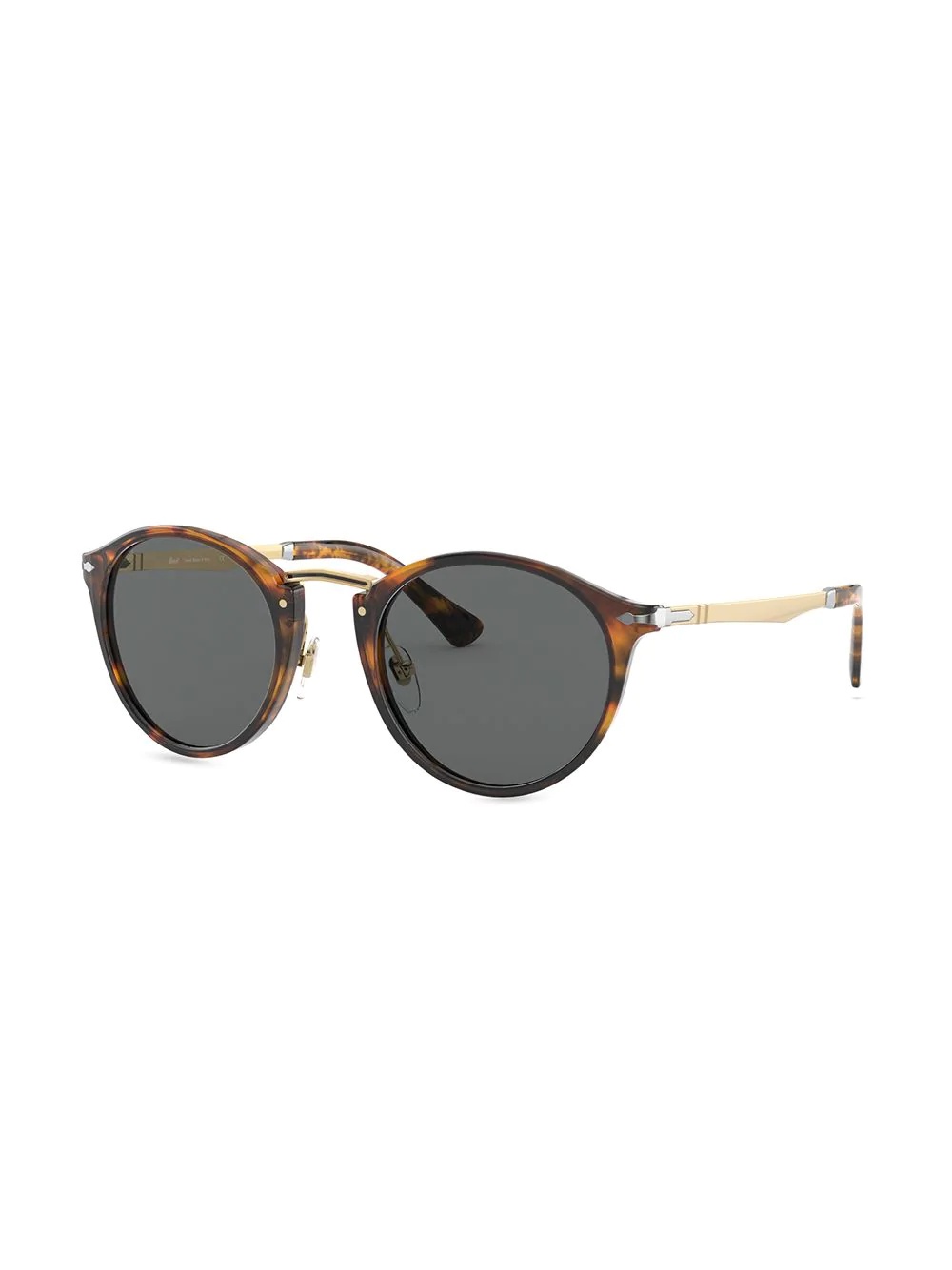 round frame tortoiseshell sunglasses - 2