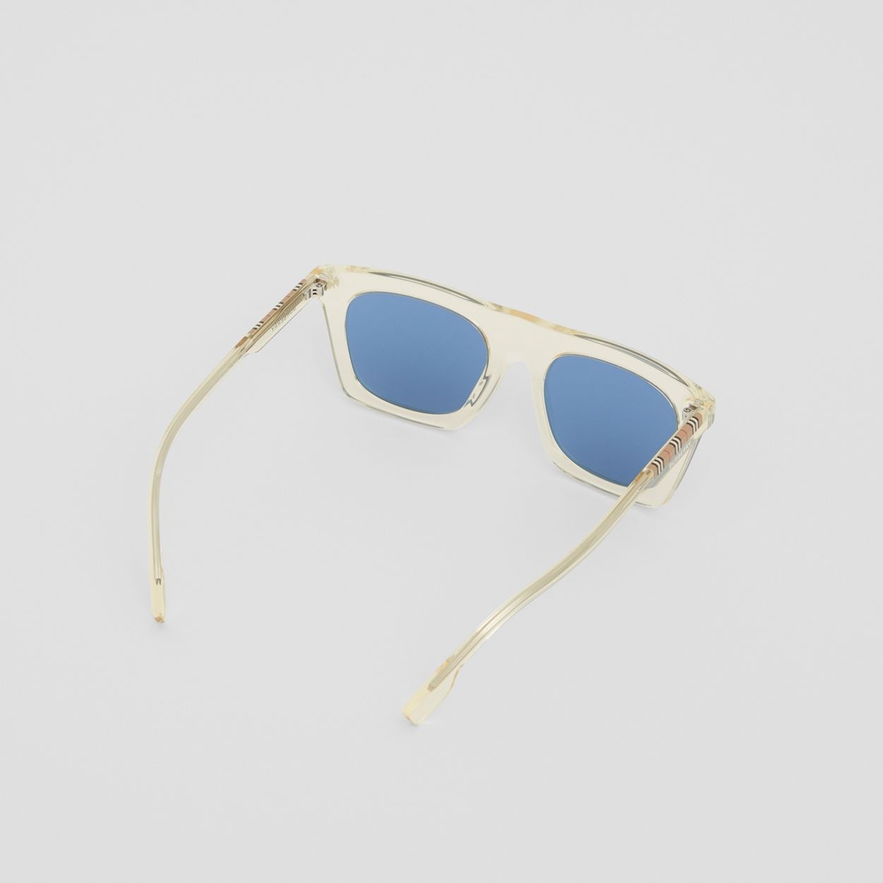 Icon Stripe Detail Rectangular Frame Sunglasses - 5