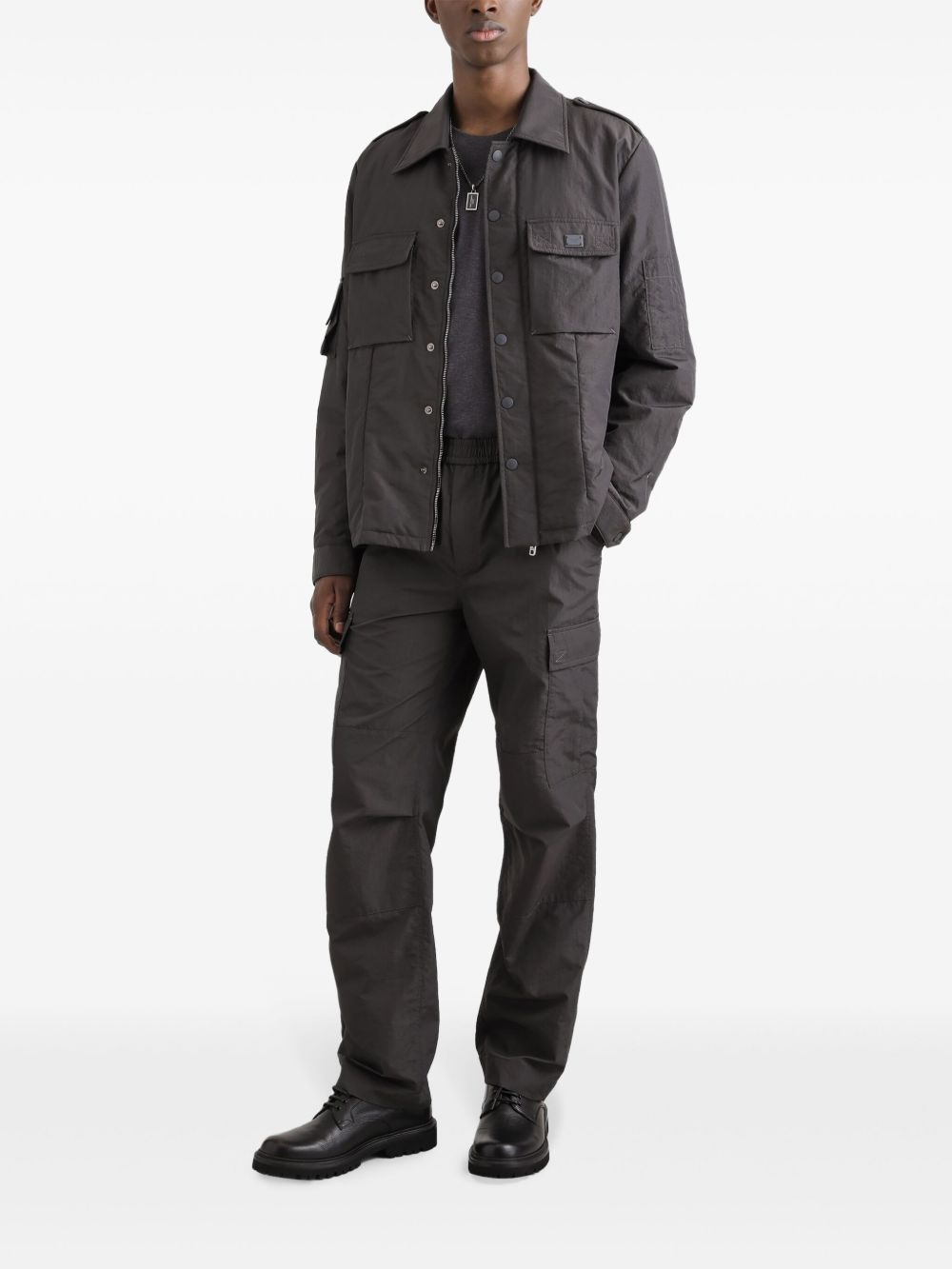 padded shirt jacket - 2