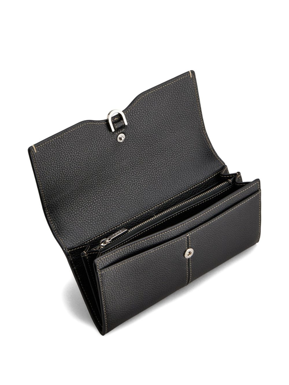 leather stitched wallet - 3