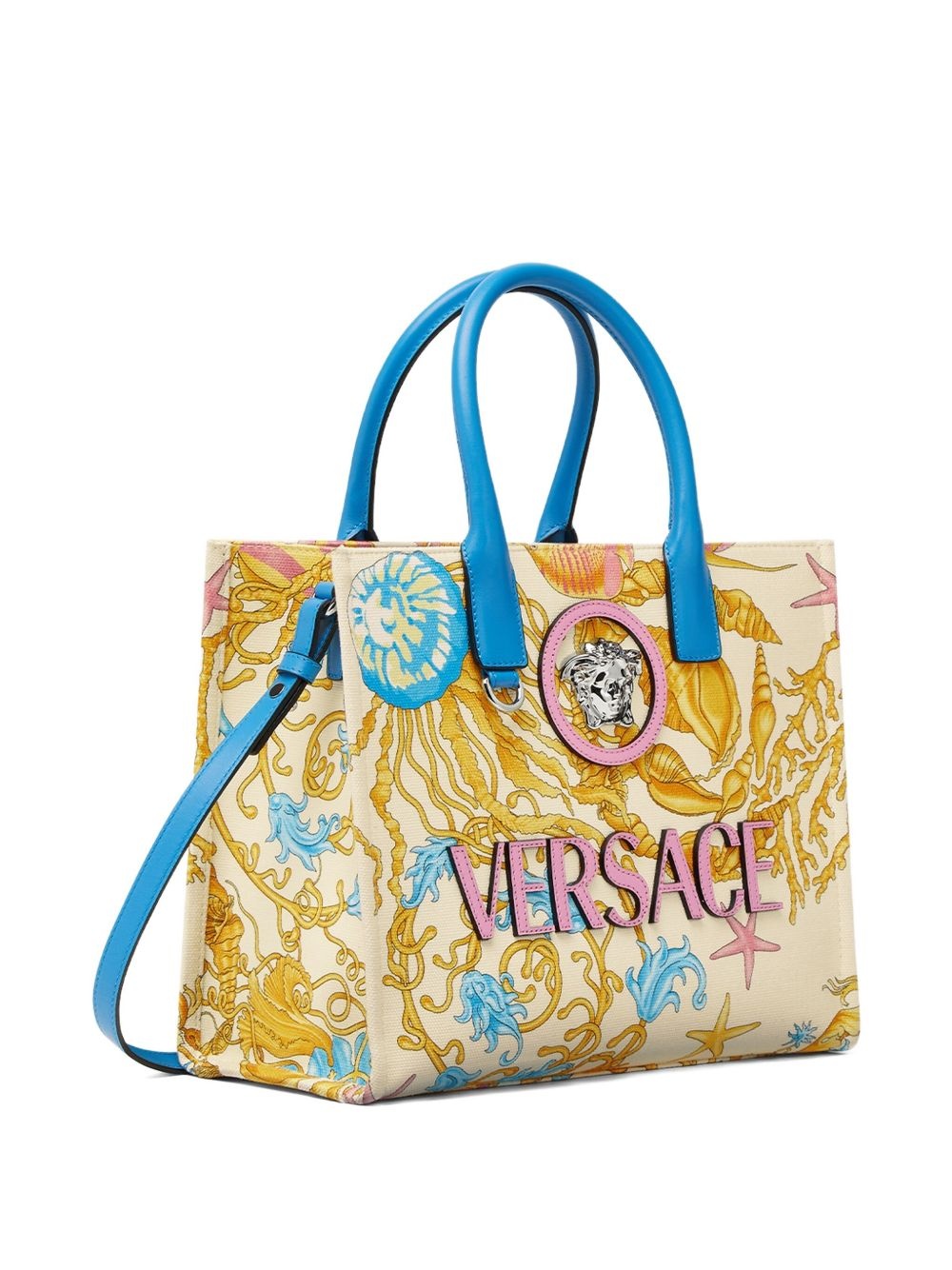 Underwater Barocco canvas tote bag - 4