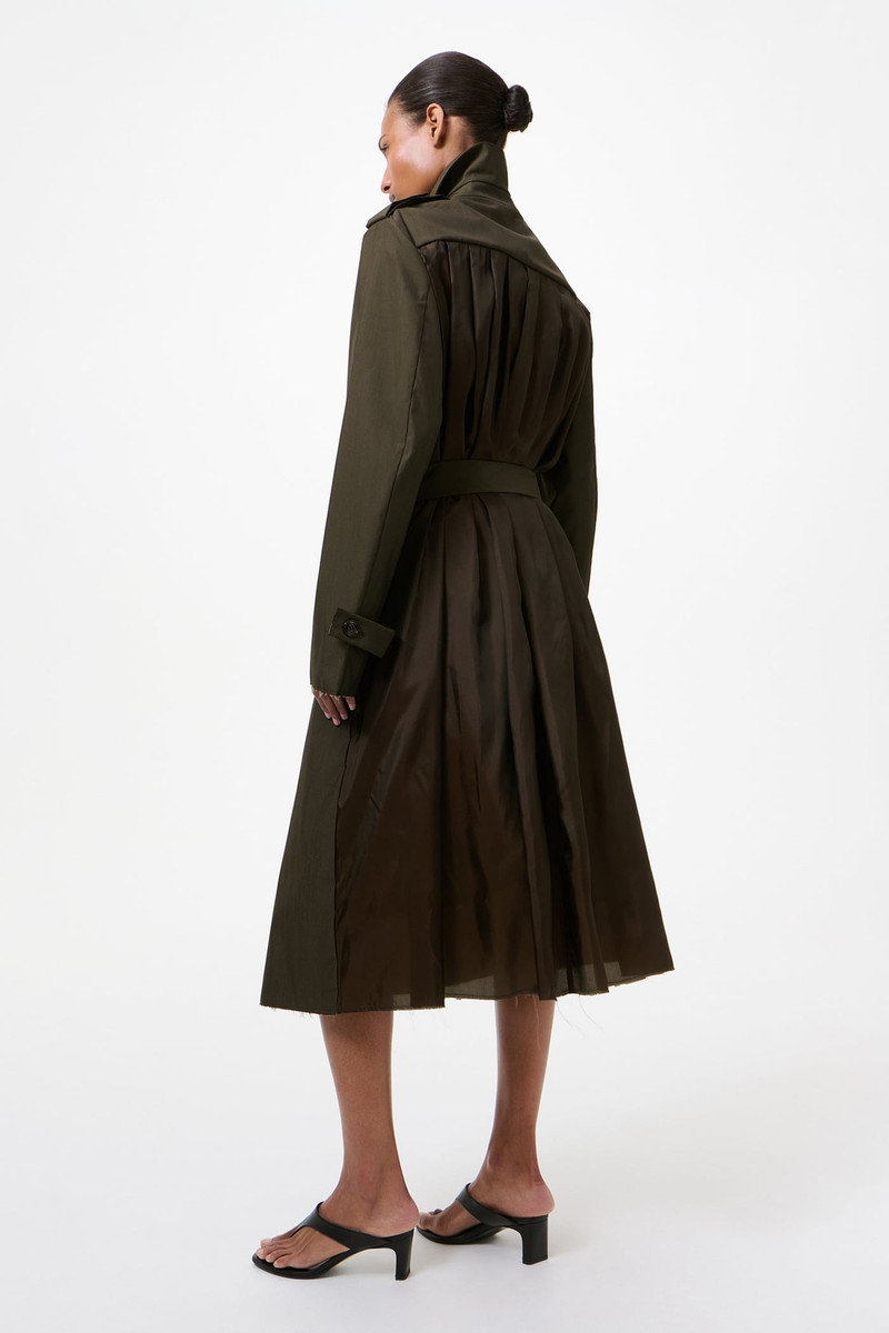 Origami Coat Glazed Brown Durawool 4