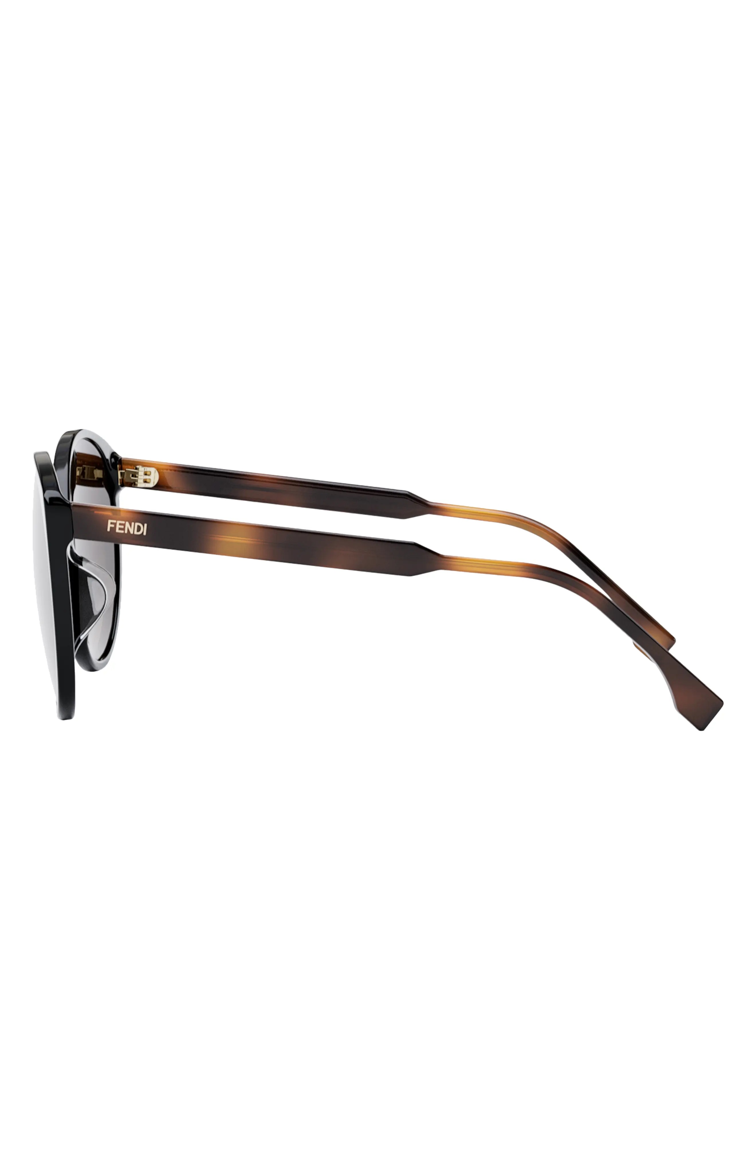 'Fendi Fine 59mm Round Sunglasses - 4