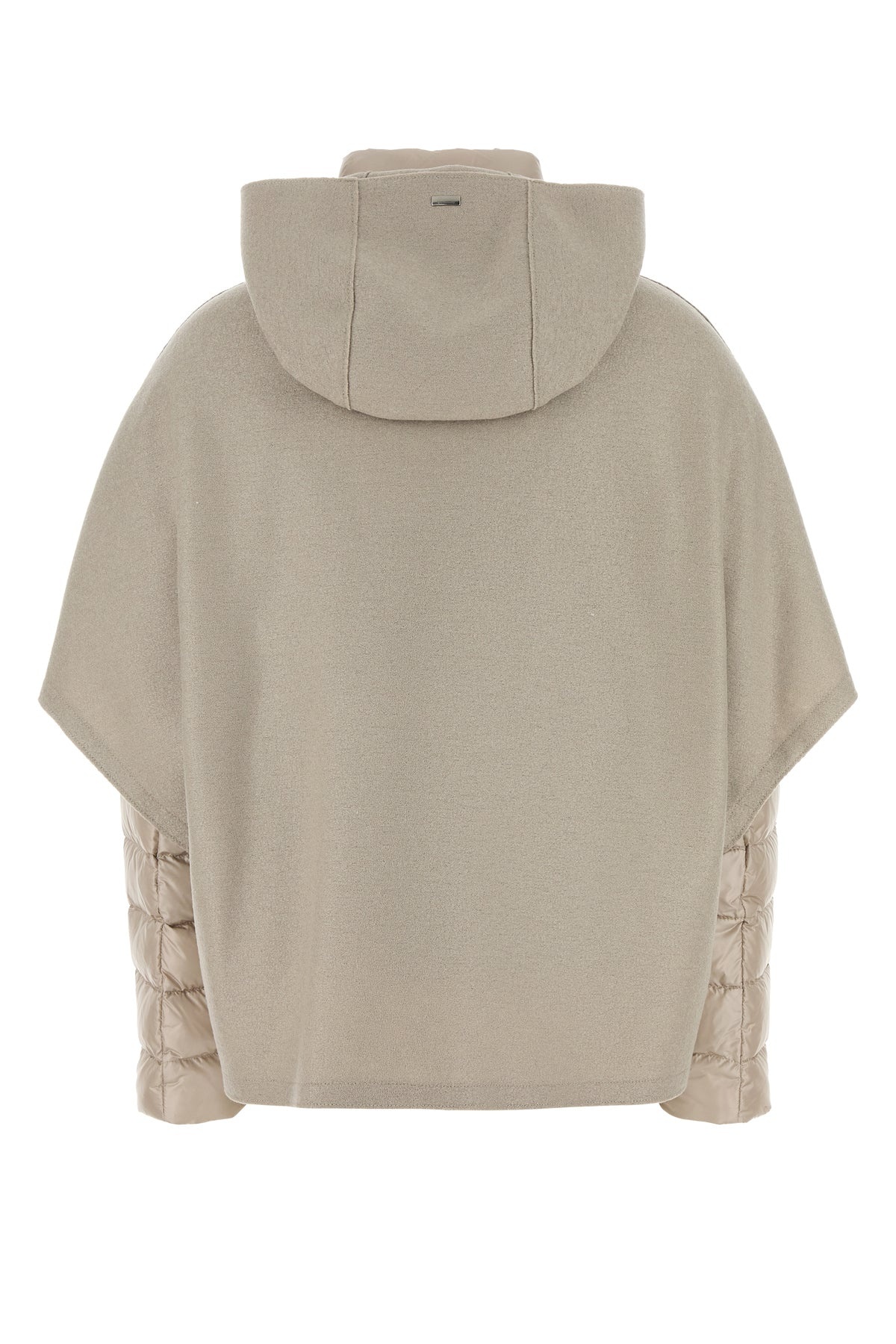 Beige nylon down jacket - 2