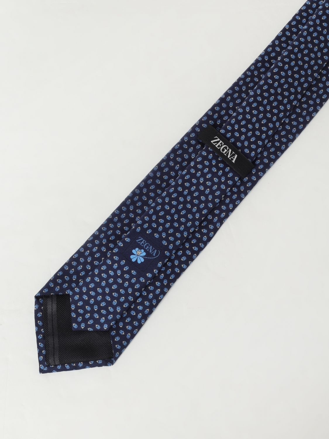 Zegna Tie Men Navy - 2