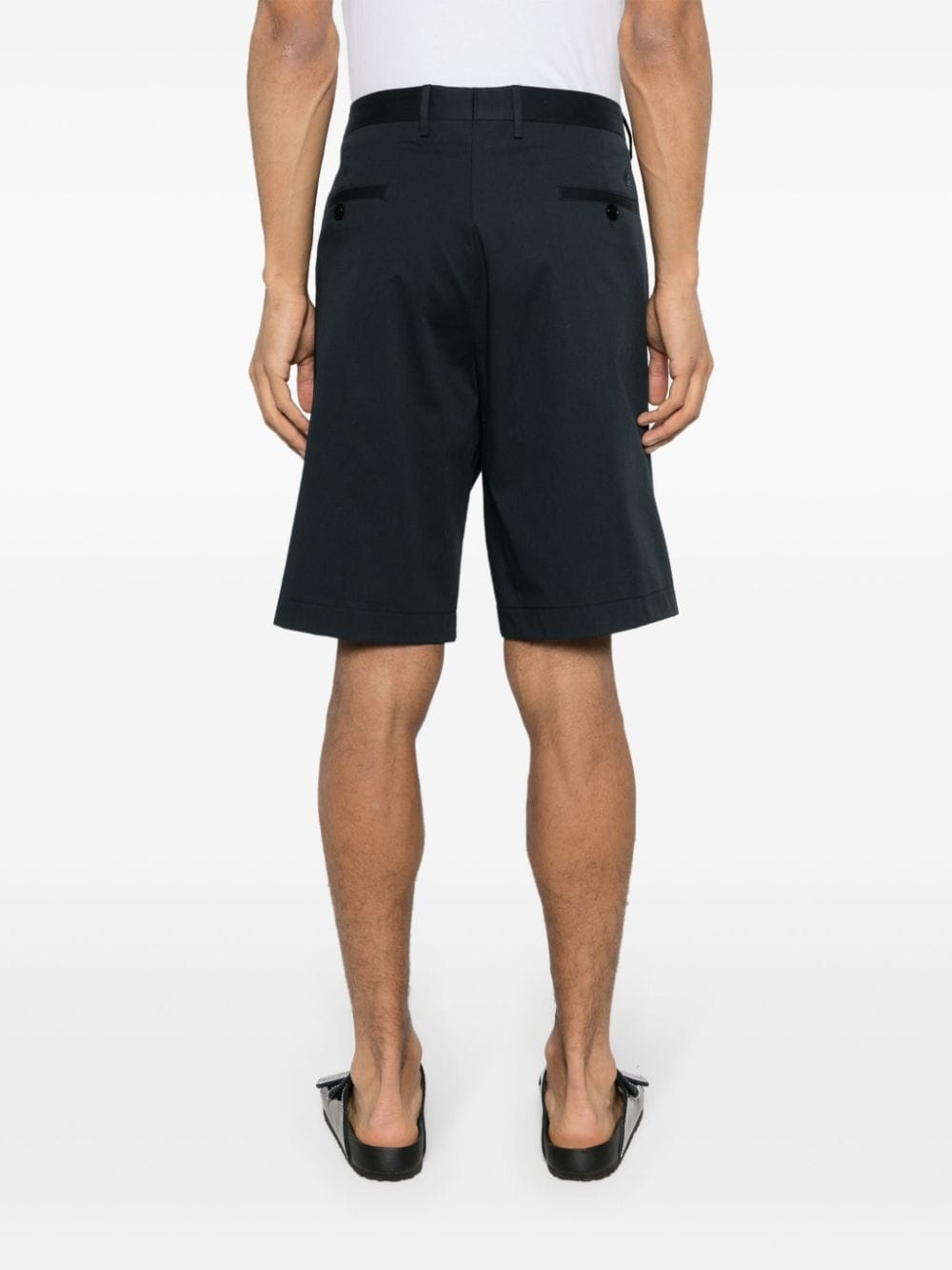 Pegaso-embroidery shorts - 4