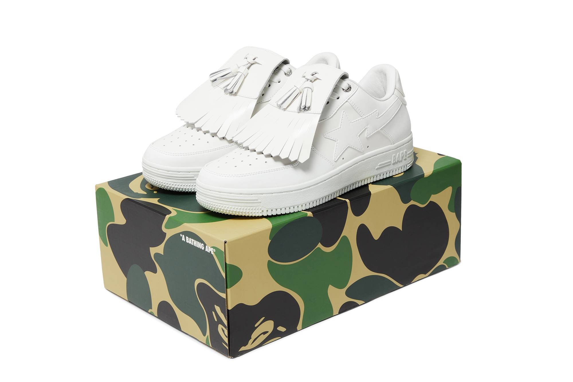 GOAT x Bapesta M1 Removable Tassel 'White' - 13