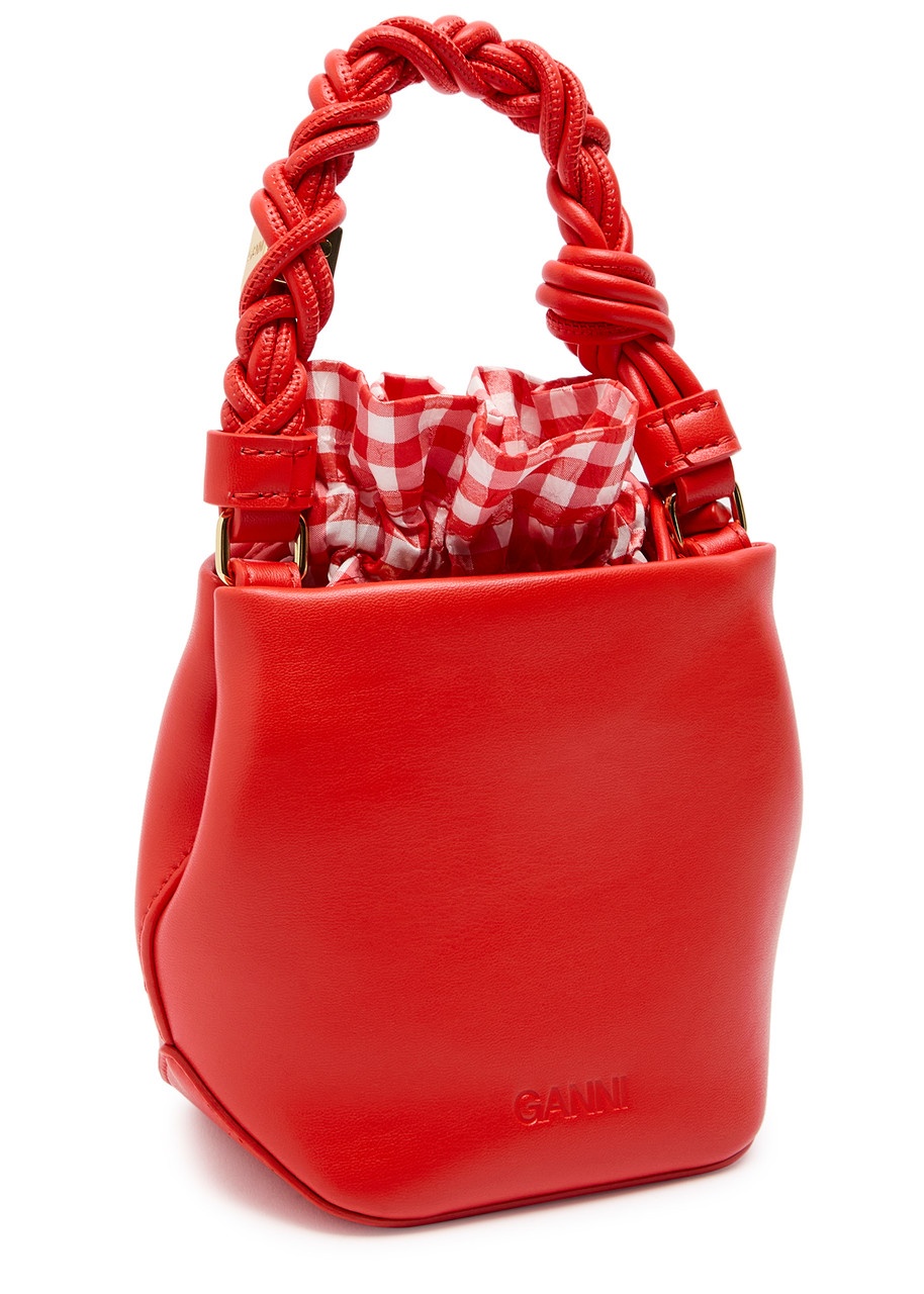 Ganni Bou Mini Leather Bucket bag - 2