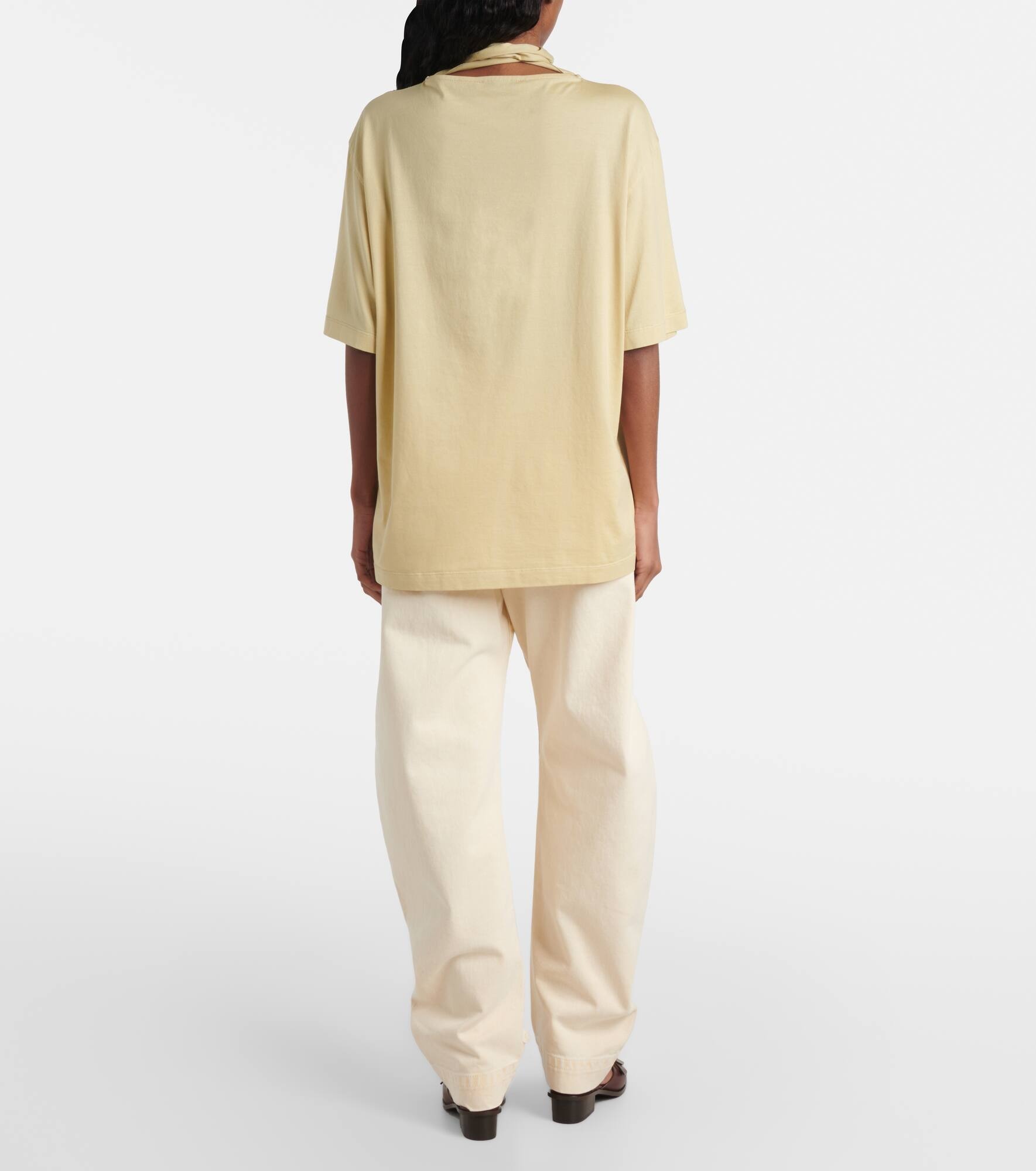 Foulard cotton jersey T-shirt - 3
