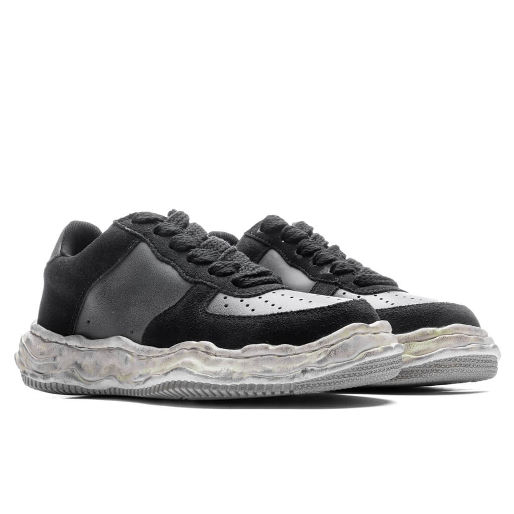 WAYNE LOW OG SOLE LEATHER SNEAKER - BLACK - 2