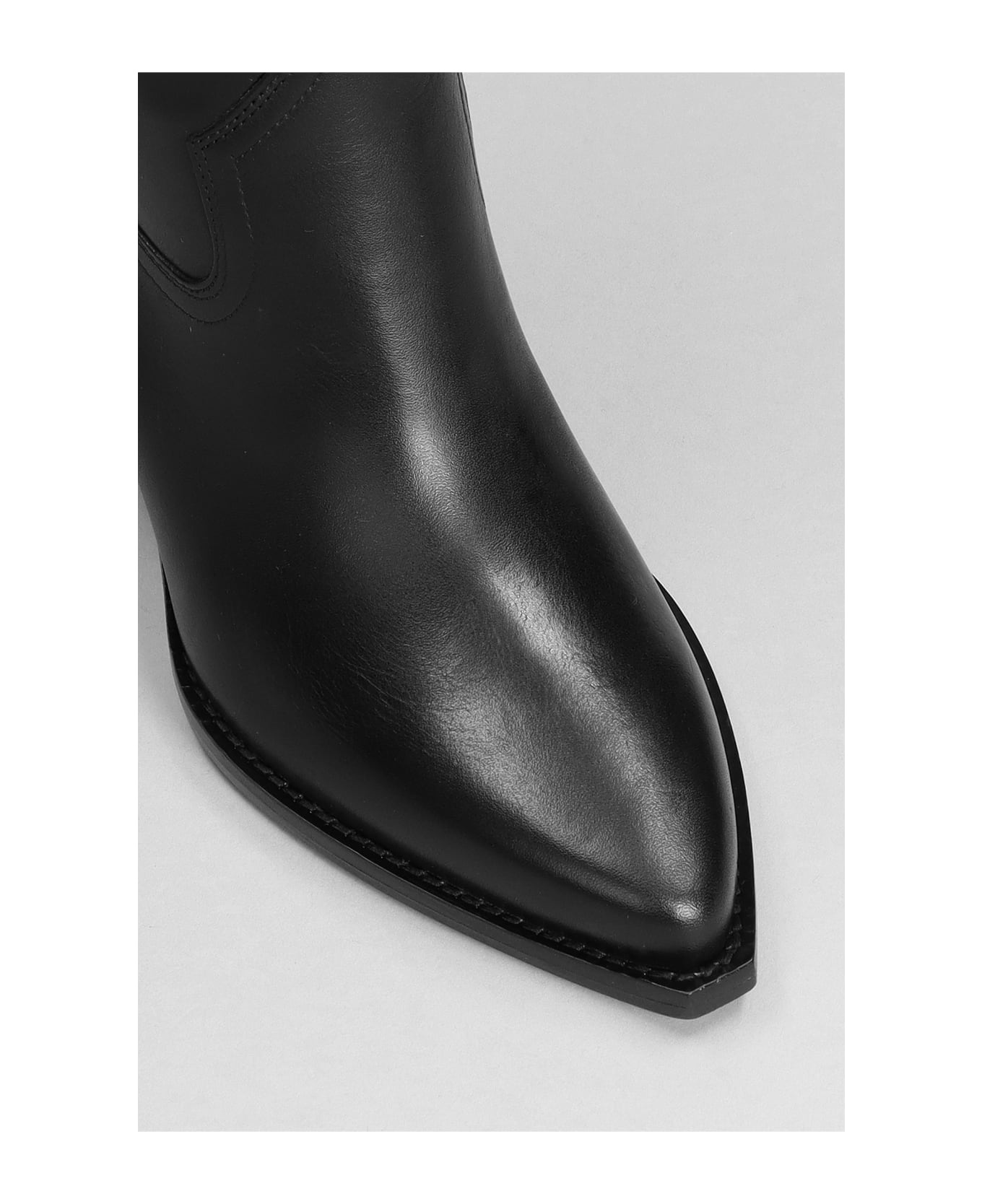 'dahope' Leather Cowboy Boots - 5
