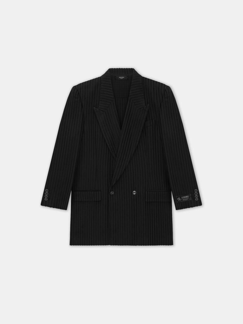 STRIPED DOUBLE-BREASTED BLAZER 1