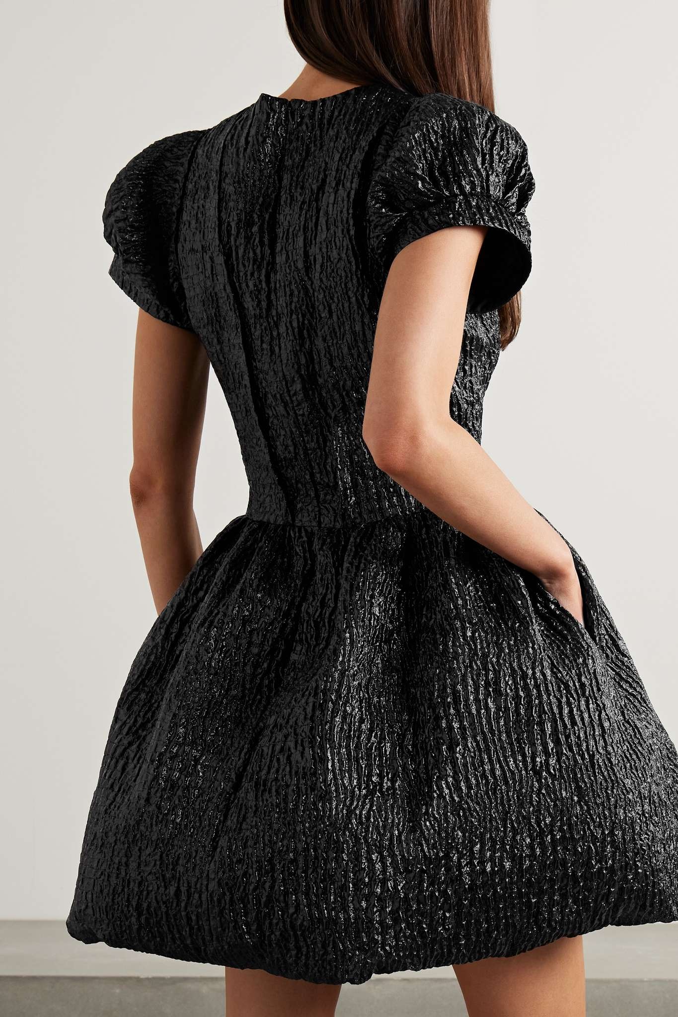Metallic cloqué mini dress - 3