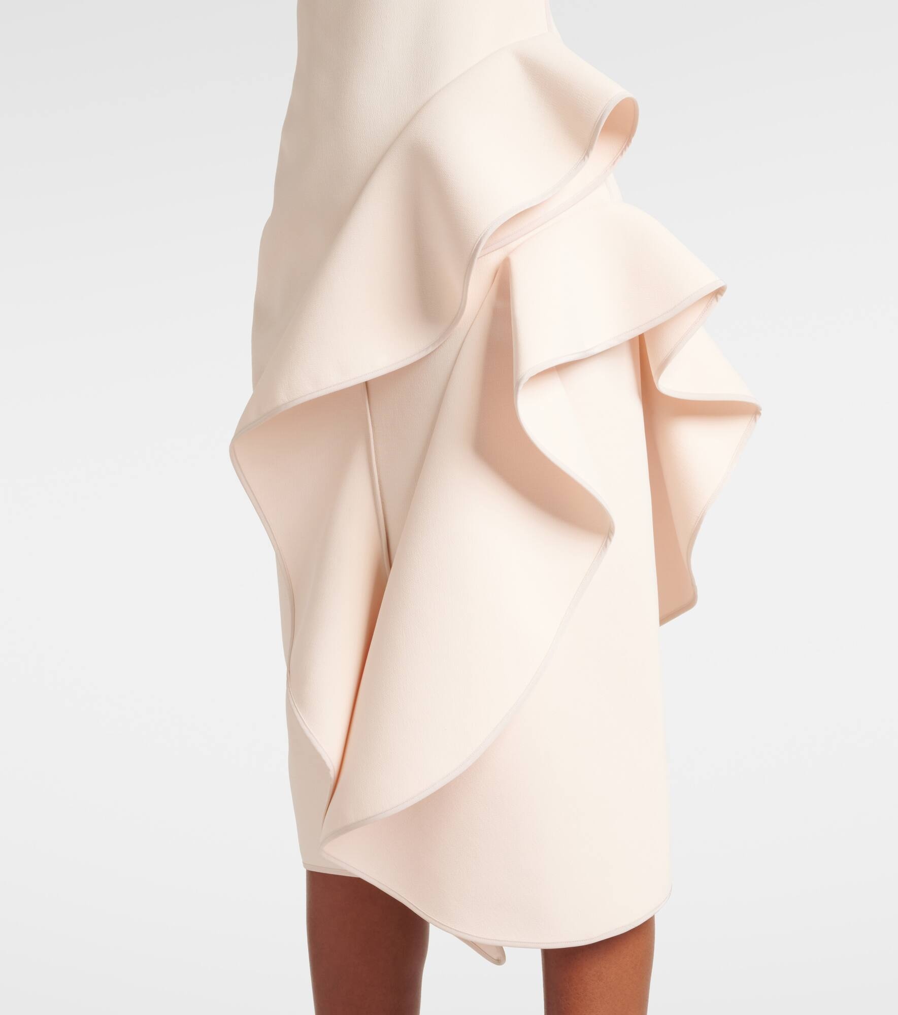 Ruffled one-shoulder midi dress - 5