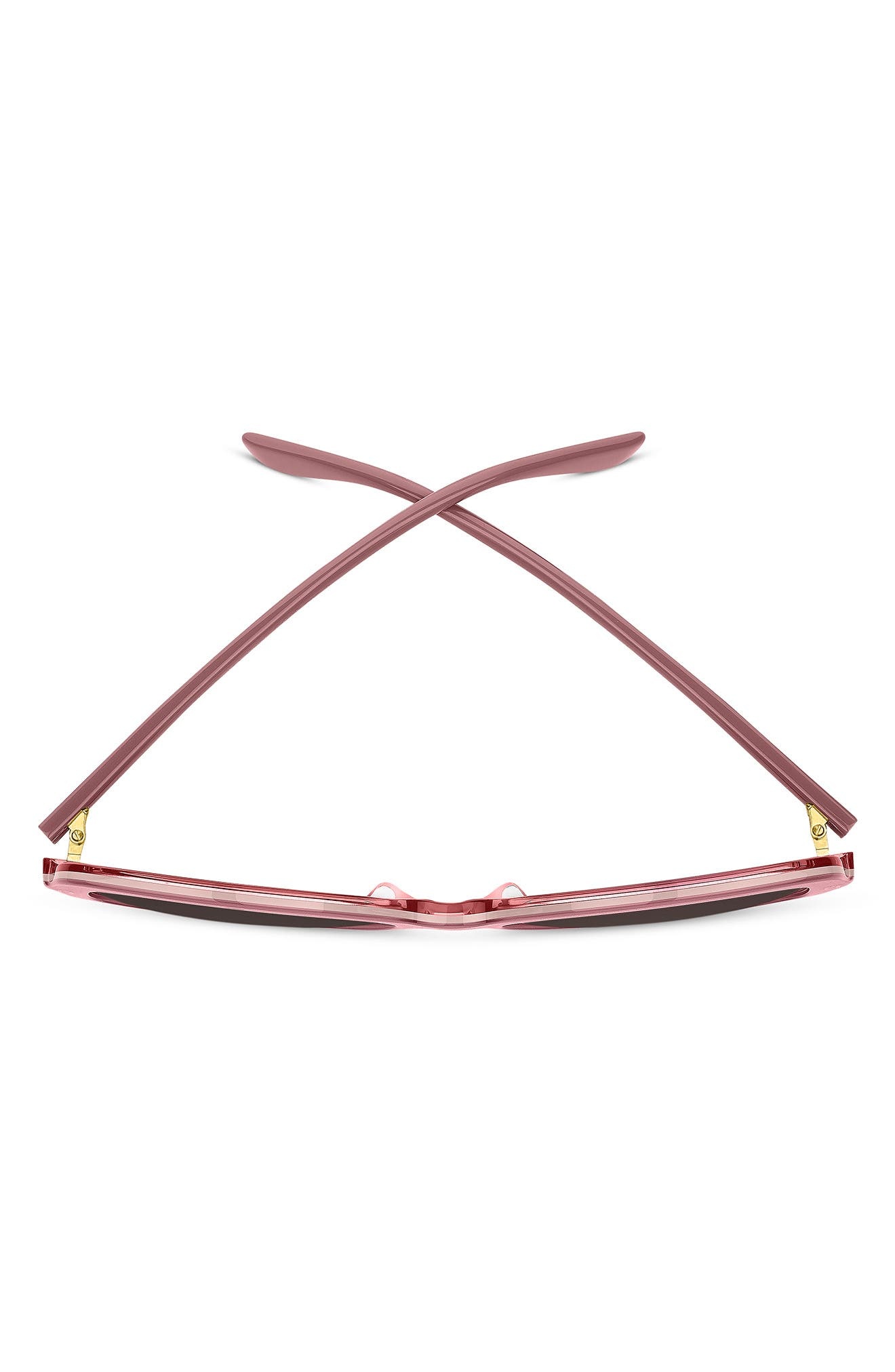 Marc Jacobs 56mm Gradient Round Sunglasses in Pink/Brown at Nordstrom - 7