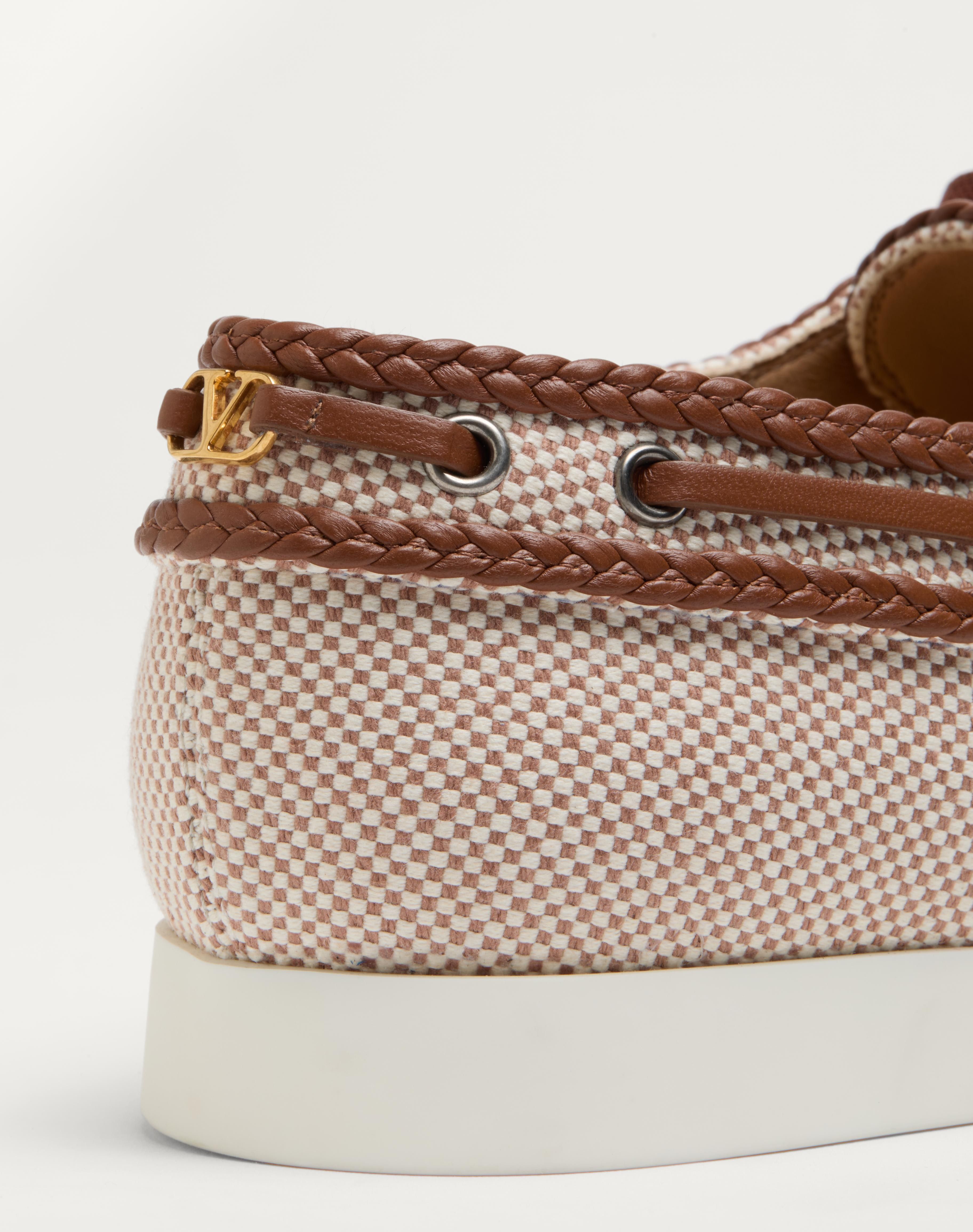 PALM AVENUE CANVAS AND NAPPA BOAT SHOE - 8