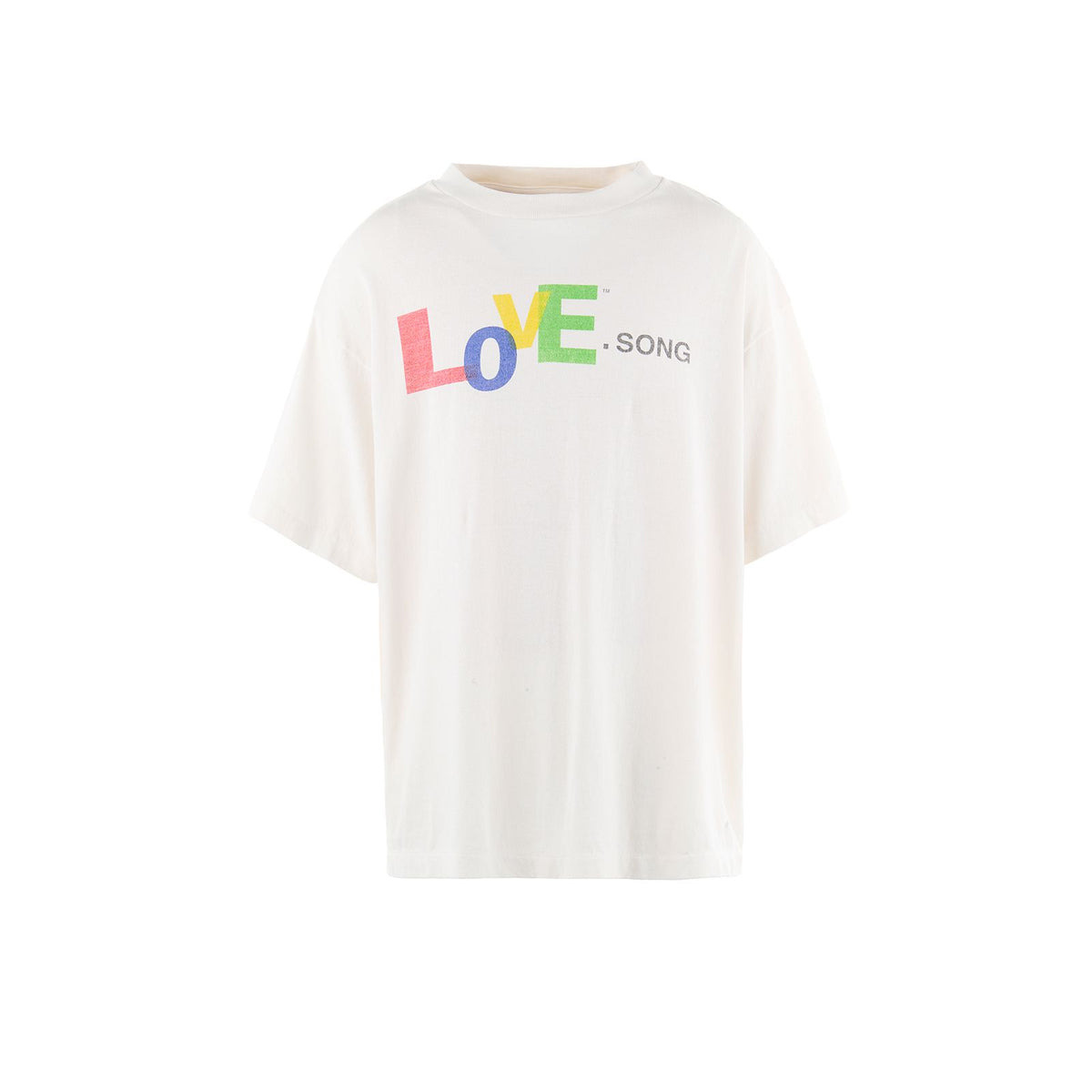 LOVE SONG SHORT-SLEEVED TEE (WHITE) - 1