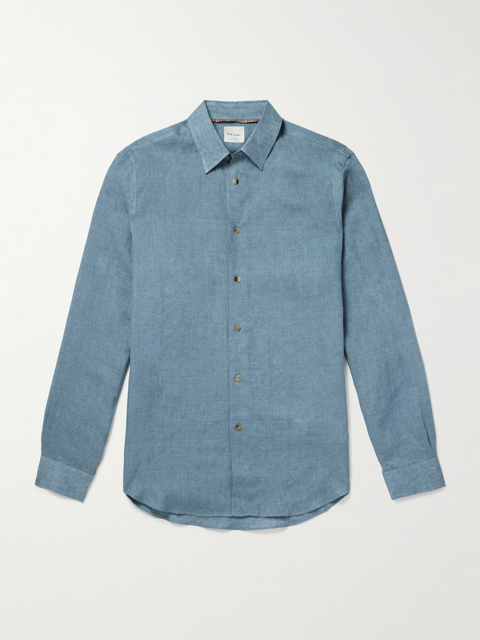 Linen Shirt Blue - 1