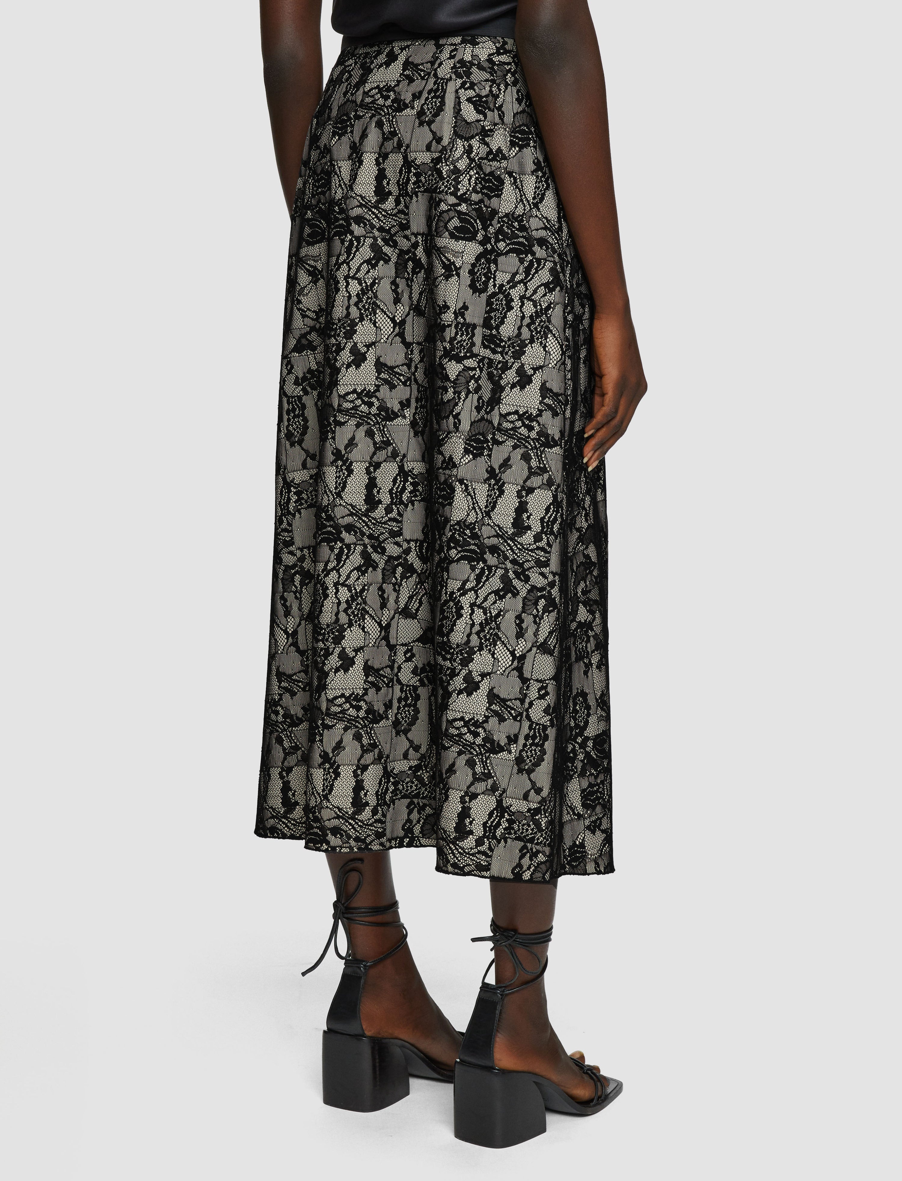 Patchwork Lace Skirt - 3