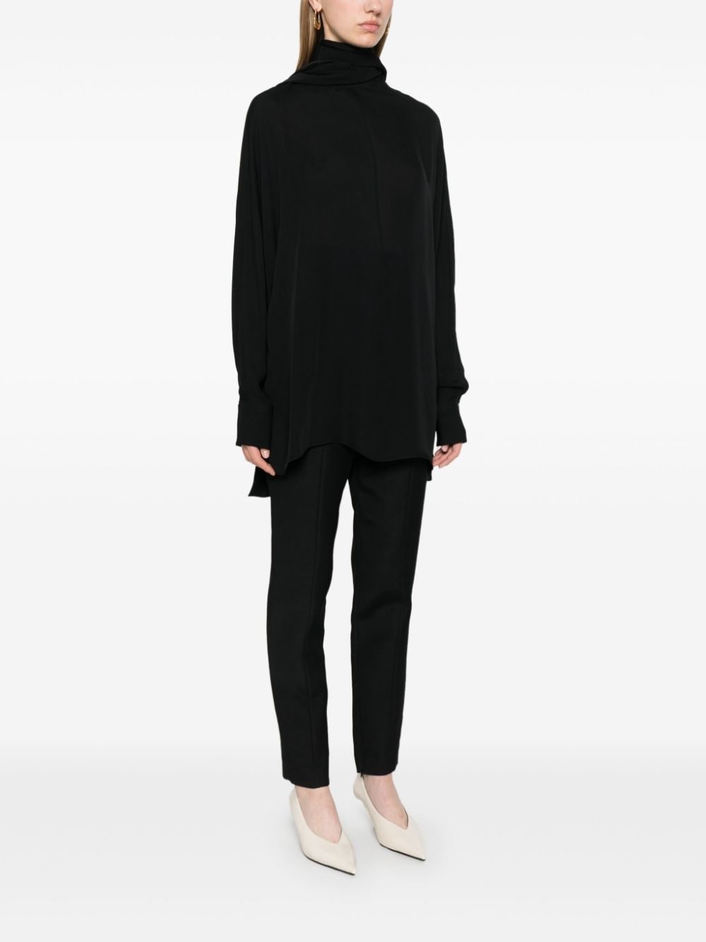 silk blouse - 3