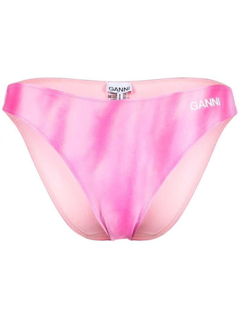 logo-print bikini bottoms 1