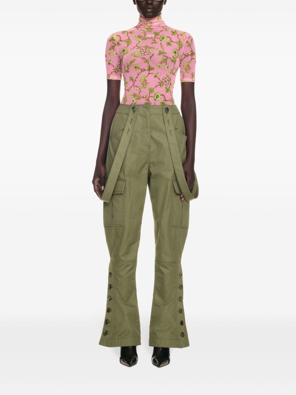 flared cargo pants - 2
