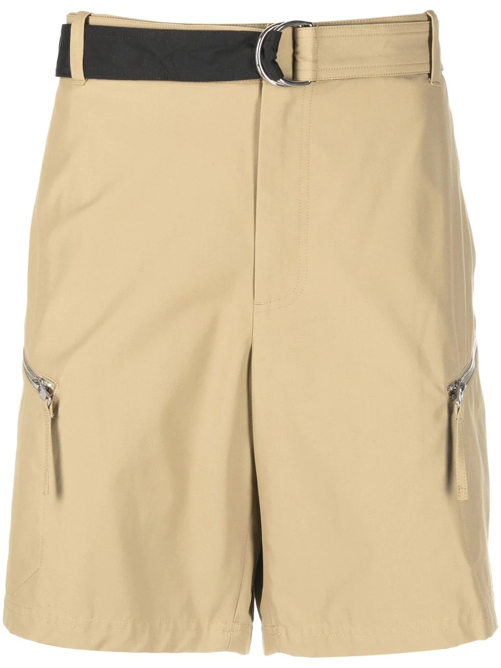 belted cargo shorts - 1