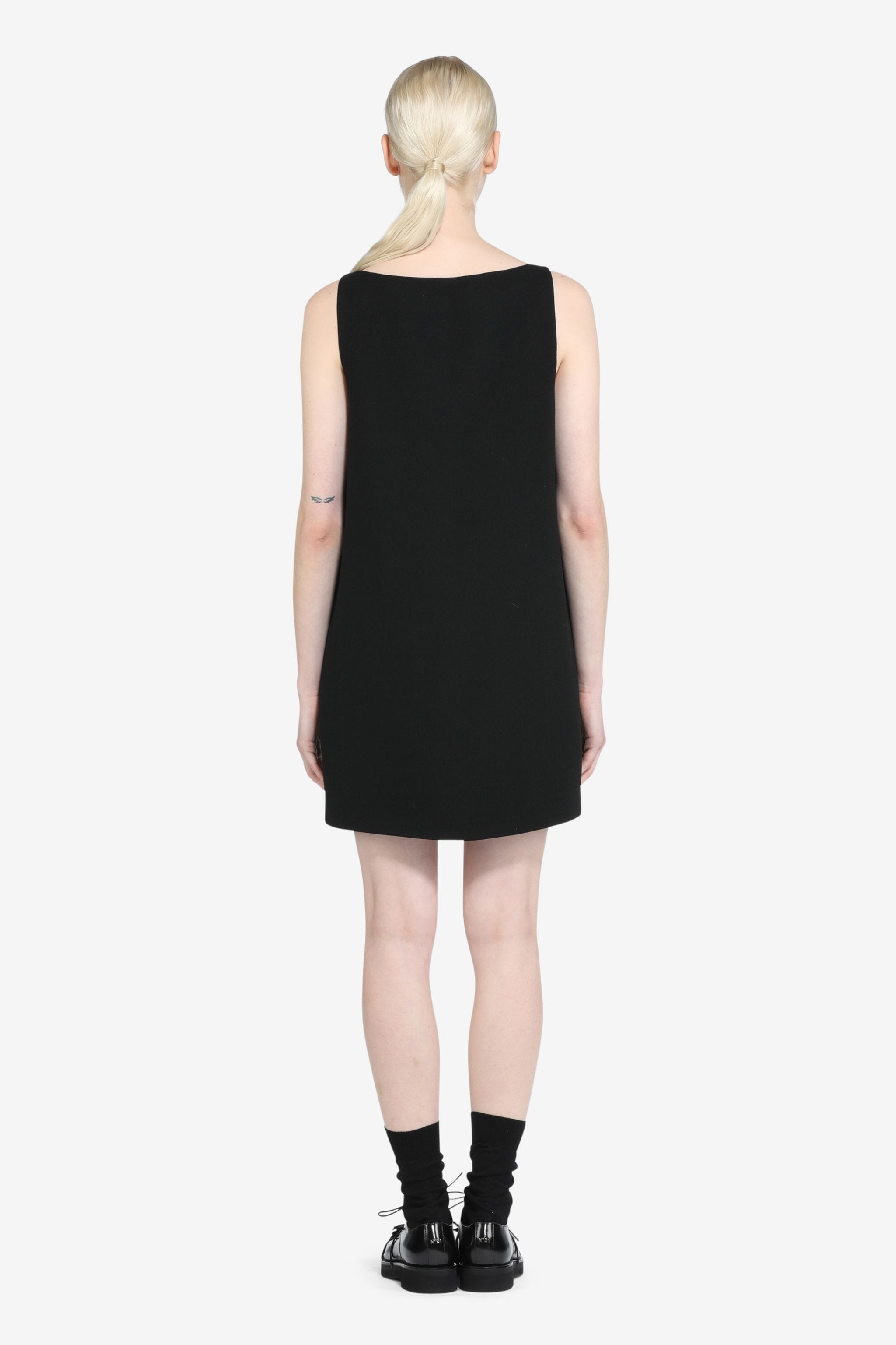 BOW-EMBELLISHED MINI DRESS - 2